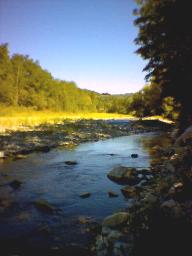 in riva al fiume il fiume