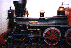 The General: Particolare della locomotiva - 30Kb