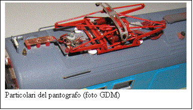 Casella di testo:  
Particolari del pantografo (foto GDM)

