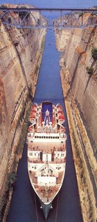 Corinto: canale artificiale Corinto: canale artificiale