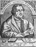 Lutero incisione di Theodor de Bry (1528-1598)